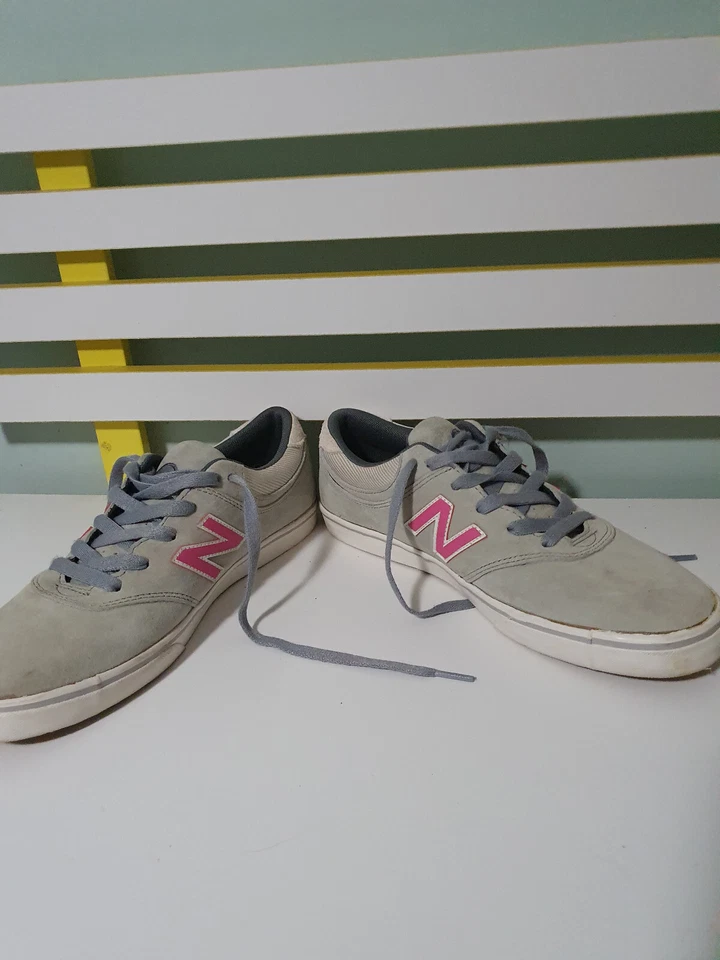 New Balance Numeric 254 Jordan Taylor Men's Suede Low Top Skate Shoes Grey UK9.5 - Image 2 of 4