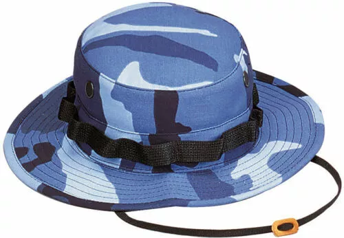 Sombrero Boonie Rothco táctico militar camuflaje ala ancha sol pesca - Imagen 6 de 28