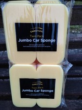Two Packs Of Car Store Twin Pack Jumbo Car Sponge