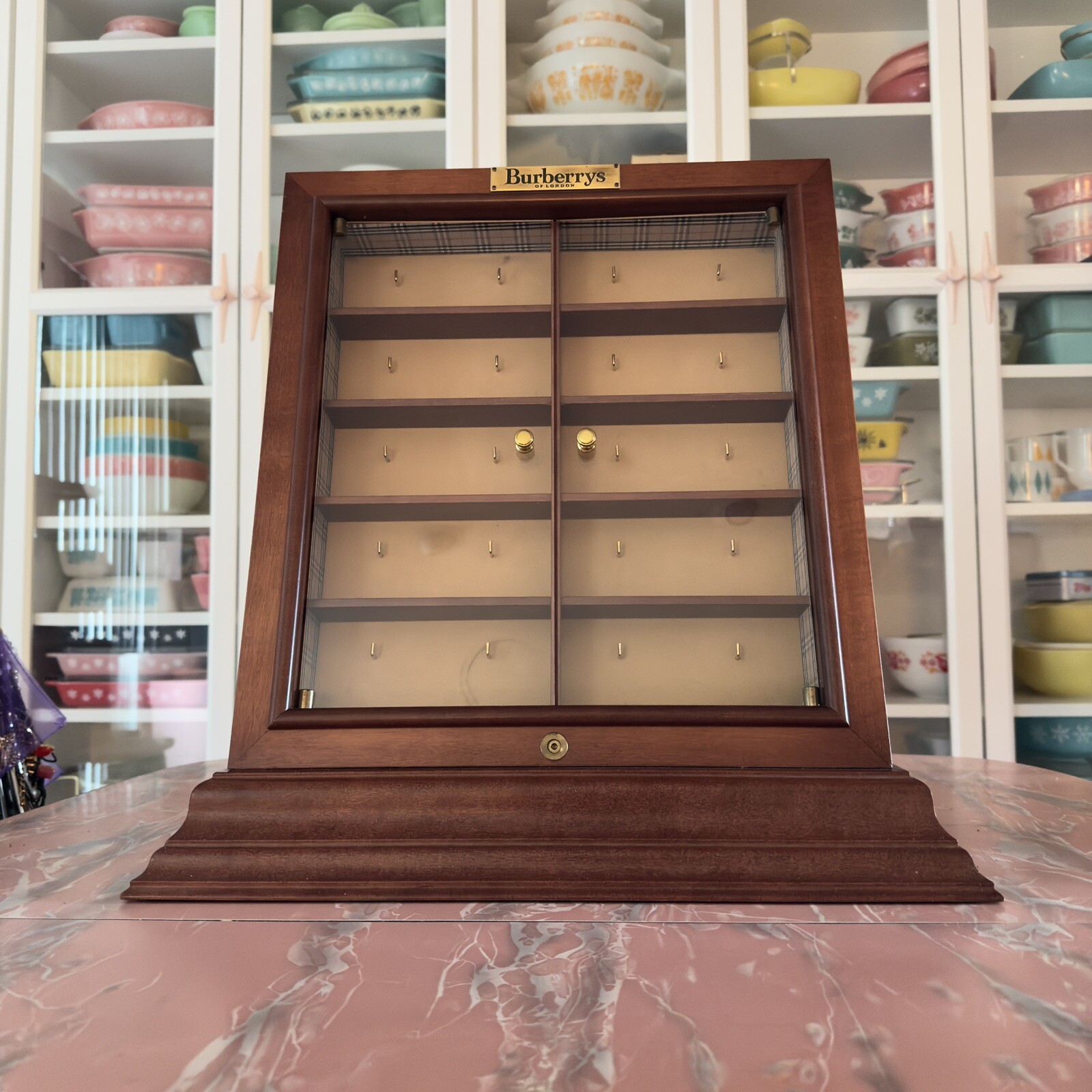 BURBERRY 🖤 NOVA CHECK 🖤 Eyeglasses Storage Display Case 🖤 DESIGNER Sunglasses