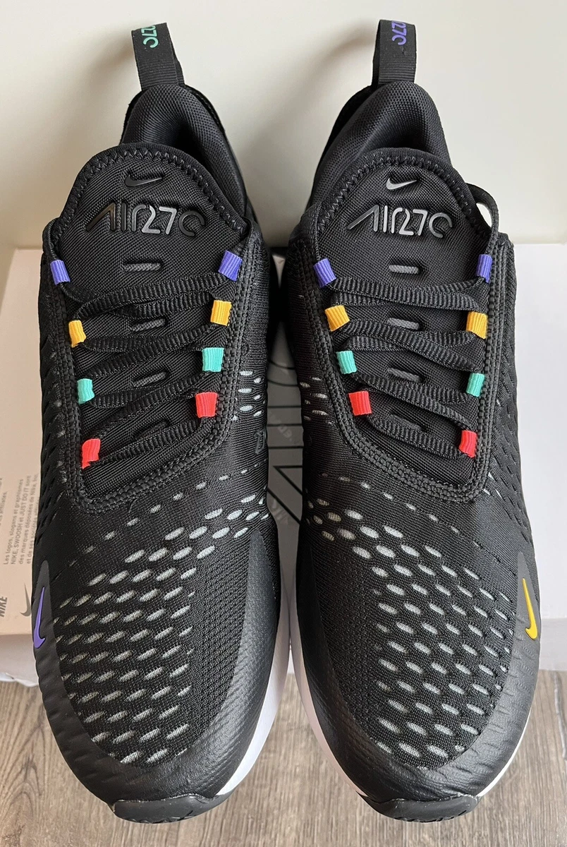Nike air max 270 cheap trainer black / flash crimson