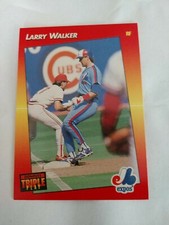 1992 Triple Play Montreal Expos Baseball Card #89 Larry Walker