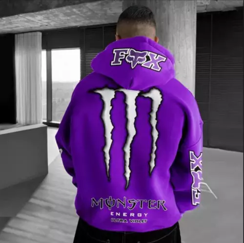 LO ÚLTIMO Para hombres Moda Monster Energy Suéter Traje de Sudadera Negro Diseño Multicolor - Imagen 20 de 31