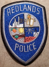 CA Redlands California Police Patch