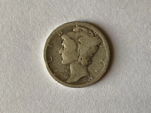 1925-S Mercury Dime  Good 90% Silver