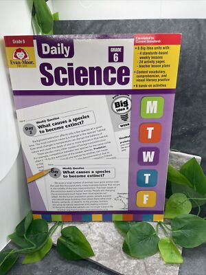 Daily Science, Grade 6 Teacher Edition by Evan-Moor Corporation: New