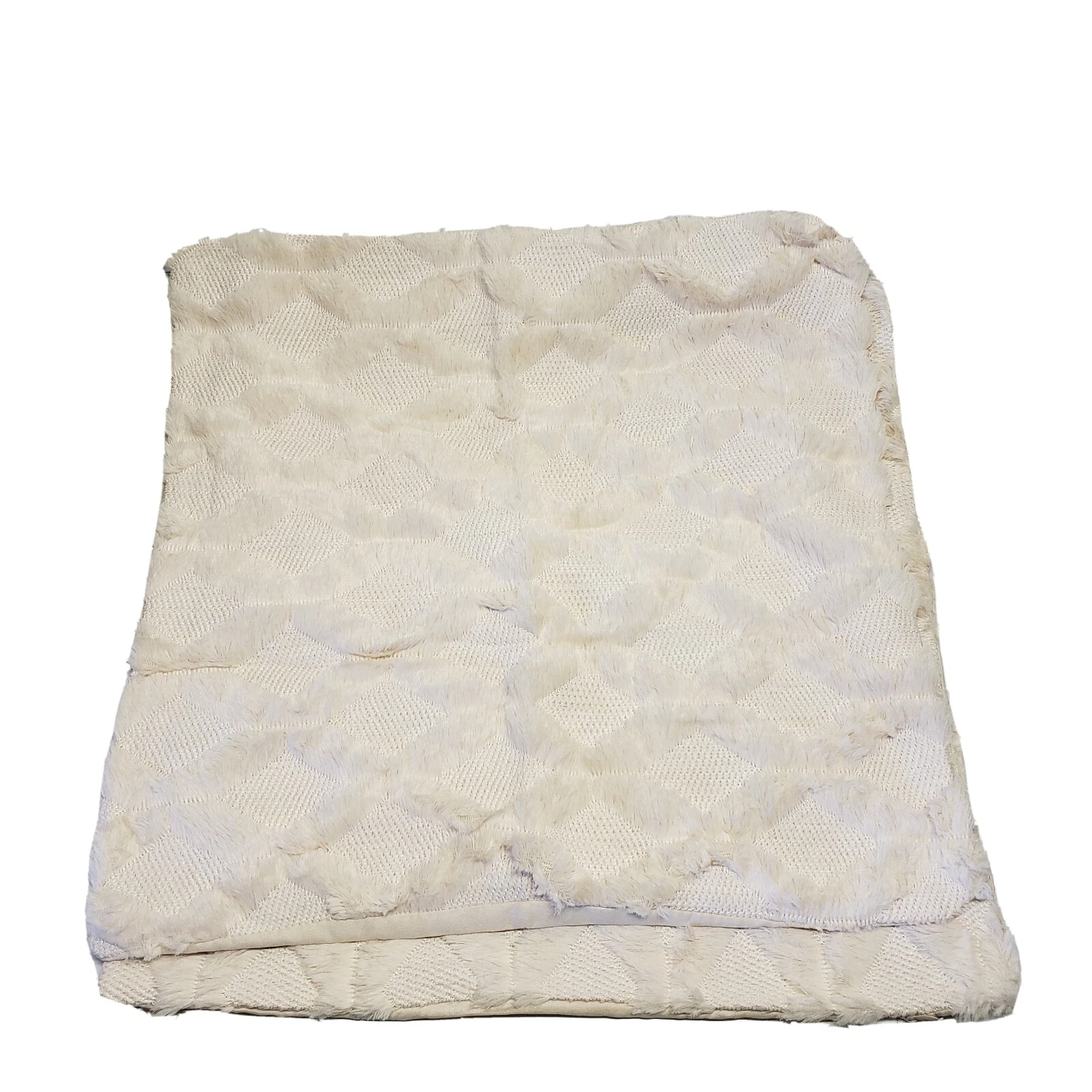 MIULEE Throw Pillow Covers Beige 2 Pack Faux Wool Plush Pillow Case Farmhouse