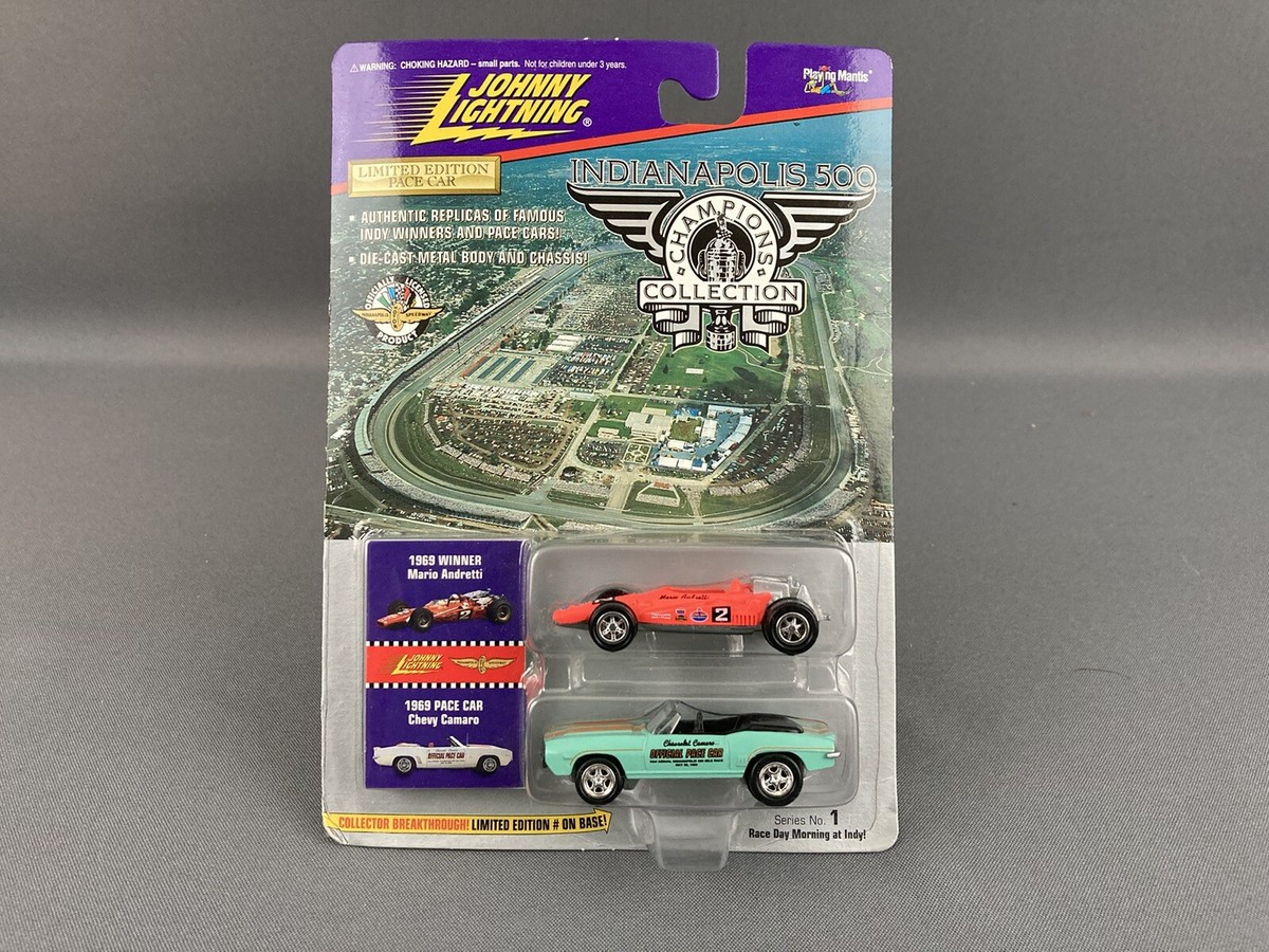 Johnny Lightning Indy 500 Winner 1969 Mario Andretti with Camaro
