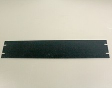 2U Blank Rack Unit Mount Filler Spacer Panel Plate Metal 19 Inch Cabinet Black