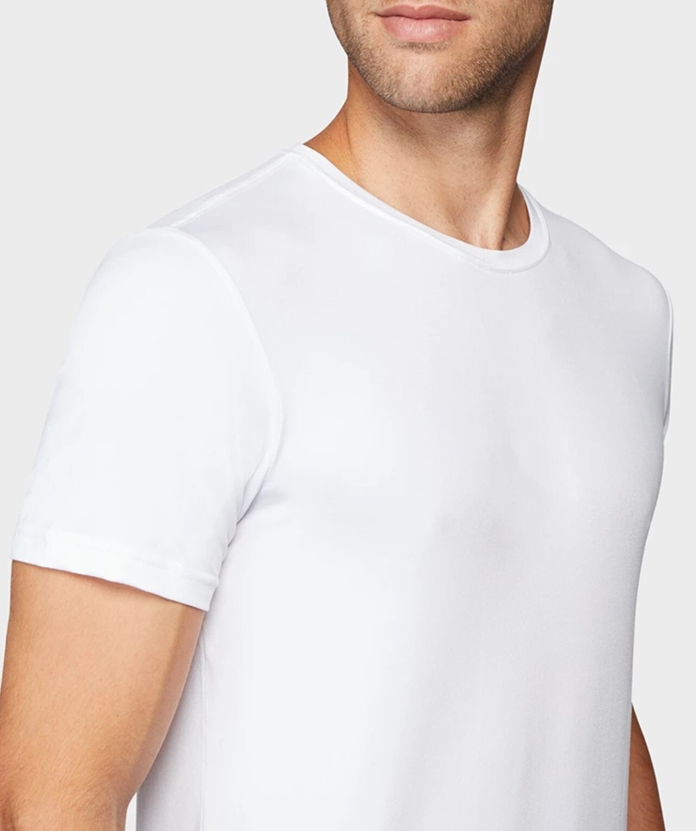 32 Degrees Men's Cool Tee 3-pack White Crew Neck T Shirt Size L