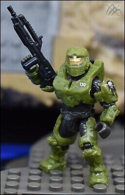 HALO MEGA BLOKS CONSTRUX UNSC GREEN SPARTAN ALICE-130 DPJ94 KODIAK