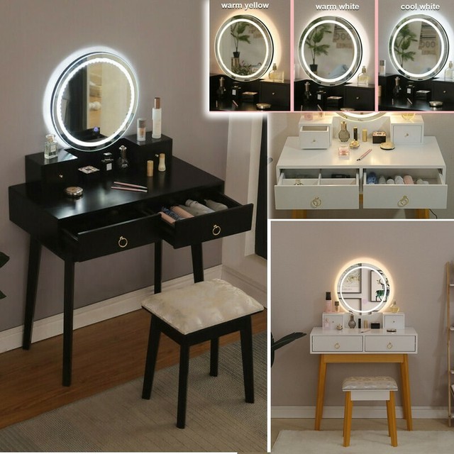 light up makeup vanity set