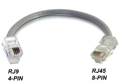 USA 3 Ft. RJ45-to-RJ9 DW Spare Audio cable 504364 for DW / SD Series Headsets - Picture 2 of 2