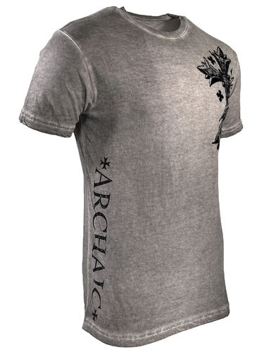 Archaic by Affliction Herren T-Shirt Uprising Strike Wings Cross Biker - Bild 8 von 8