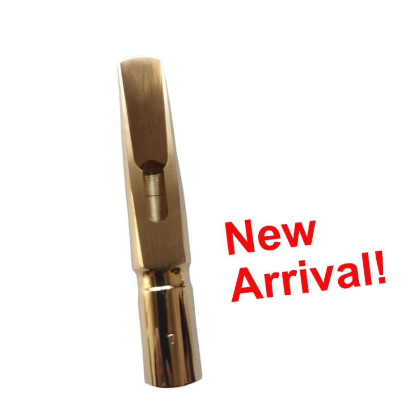 100 % handgefertigtes Kupfer Baritonsaxophon Mundstück Größe 5-9 mit Blattschraube 2025 NEU - Bild 2 von 4