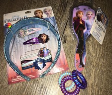 Claire  s Disney Frozen 2 II Hair Clip Sequin Headband Brush Bracelet Pony O Lot