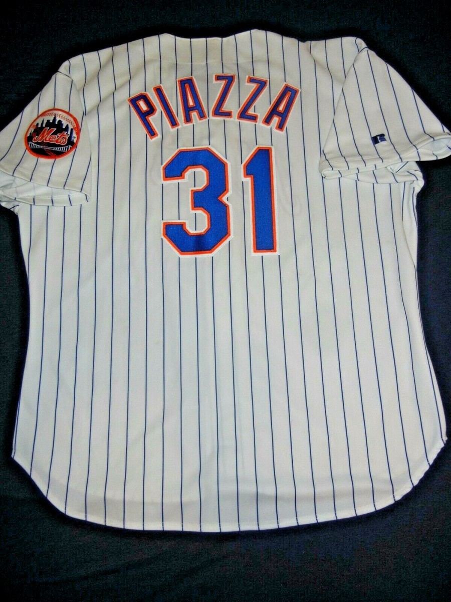 MIKE PIAZZA Russell Athletic AUTHENTIC NEW YORK METS NY Jersey