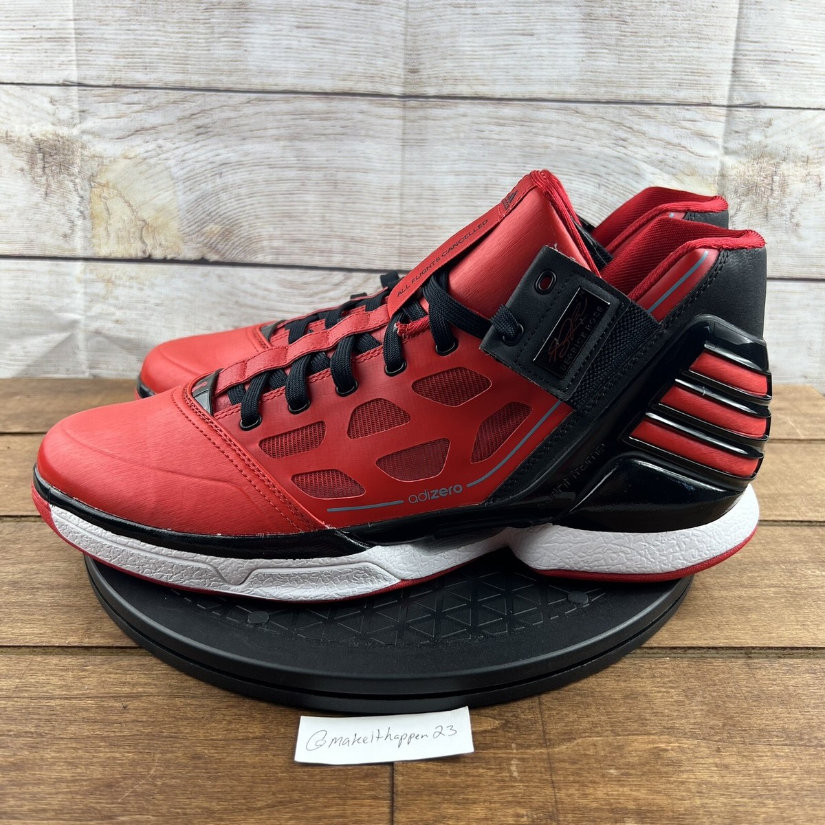 ｒｏｓｅ Adidas Adizero Rose 2 'Windy City' Red Black L Train G47565