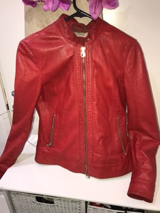 red versace jacket