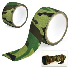 5M Duct Camouflage Waterproof Tape Wrap Outdoor Camping Hunting Military Bandage