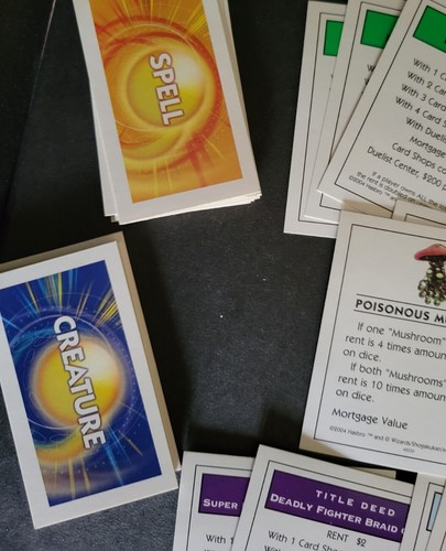 Duel Masters Monopoly Replacement Game Pieces Property Spell Creature Cards - Picture 12 of 15