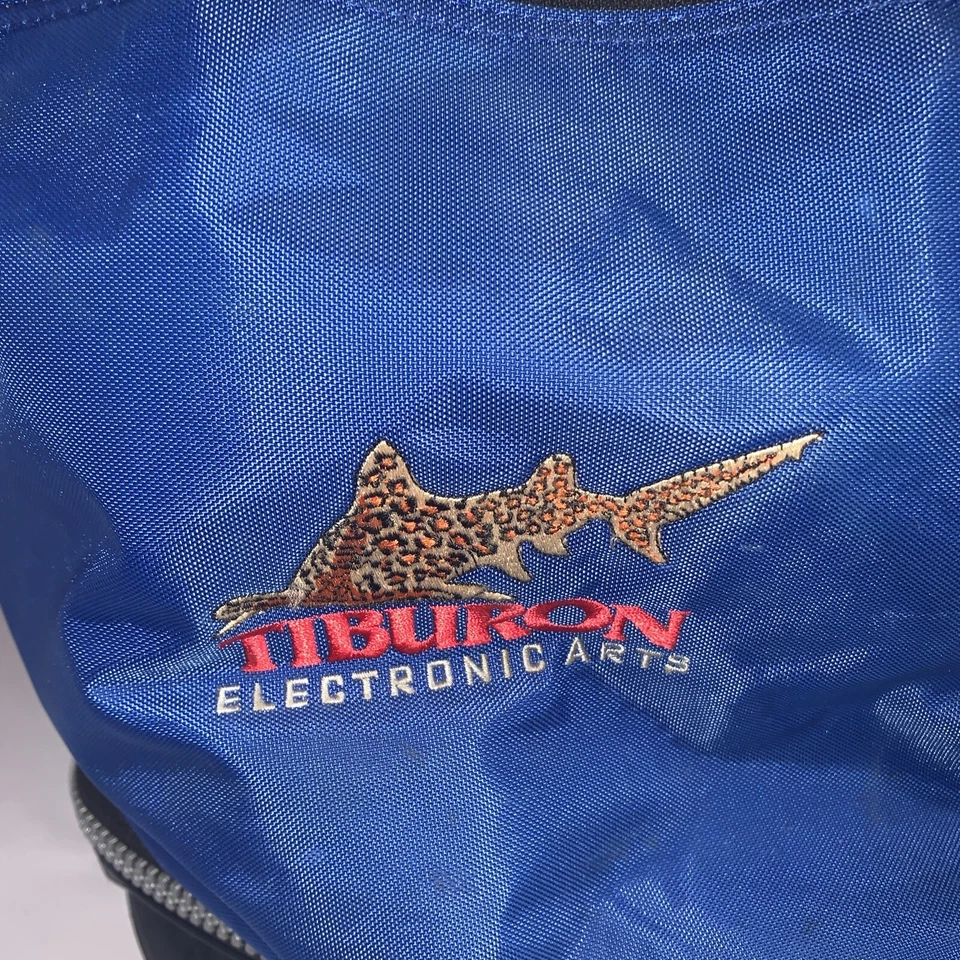 Vintage 2000’s Electronic Arts Tiburon EA Video Game Backpack Duffle Bag - Image 2 of 4