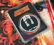 John Wick 1 oz .999 Fine Silver Bullion - Baba Yaga Round in TEP Holder