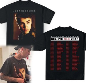 Justin Bieber Believe Tour Tシャツ　mサイズ JUSTIN BIEBER BELIEVE TOUR T SHIRT | eBay