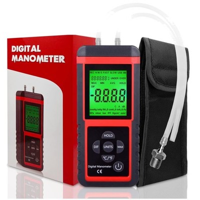 Professional Air Pressure Meter for HVAC