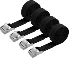 Spanngurte, 4er Pack Schwerlast Spanngurte, 4M verstellbare Cargo Gurte