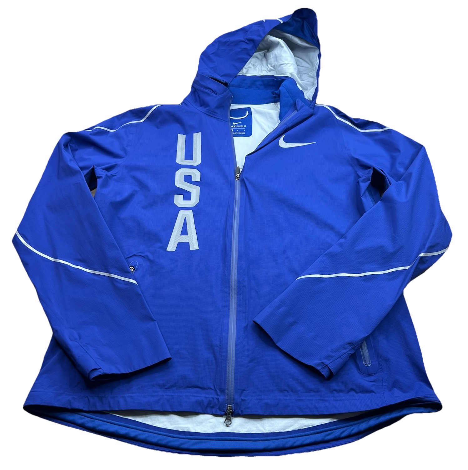 SACAI X NIKE Giacca Nike Hypershield Running Team USA blu olimpico donna taglia L 807361 455