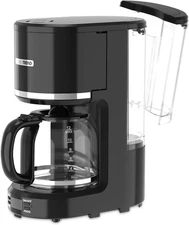 10-Cup Programmable Coffee Maker with Permanent Filter, Removable Water Reservoi