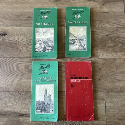 4 MICHELIN Tourist Guide Normandy Switzerland Vosges Lorraine Alsace Benelux