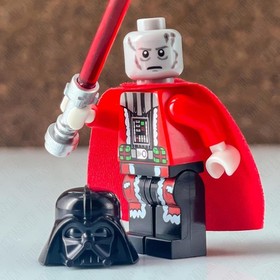 🌈 LEGO Santa Darth Vader sw0599 Minifigure sw599 Star Wars Other 75056