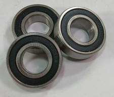 3 NEW UNBRANDED 6004-2RS 20X42X12 DEEP GROOVE BALL BEARINGS NNB  MAKE OFFER  