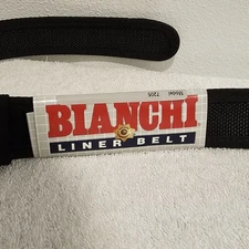 Bianchi 17707 Black Nylon 7205 Accumold Inner Liner Duty Belt - MED 34"-40"