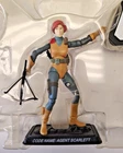 2007 GI Joe 3.75" SCARLETT (25th Anniversary) Hasbro New Loose Complete