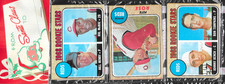 1968 Topps Holiday Baseball Card Rack Pack Pete Rose Reds (300-MF)