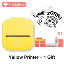 T02 Mini Portable Bluetooth Thermal Printer T02 Sticker Photo Maker Machine