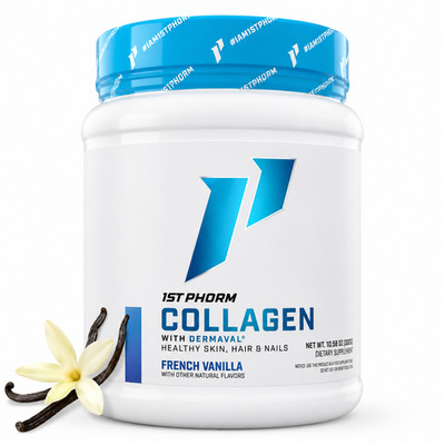 1st Phorm Collagen with DERMAVAL French Vanilla Great Value