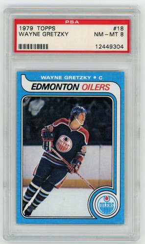 PSA 8 1979 TOPPS #18 WAYNE GRETZKY ROOKIE RC