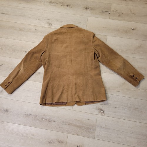 Vtg The Fashion Place Sears Tan Corduroy Blazer Two Button Jacket Sz 16 - Picture 5 of 8