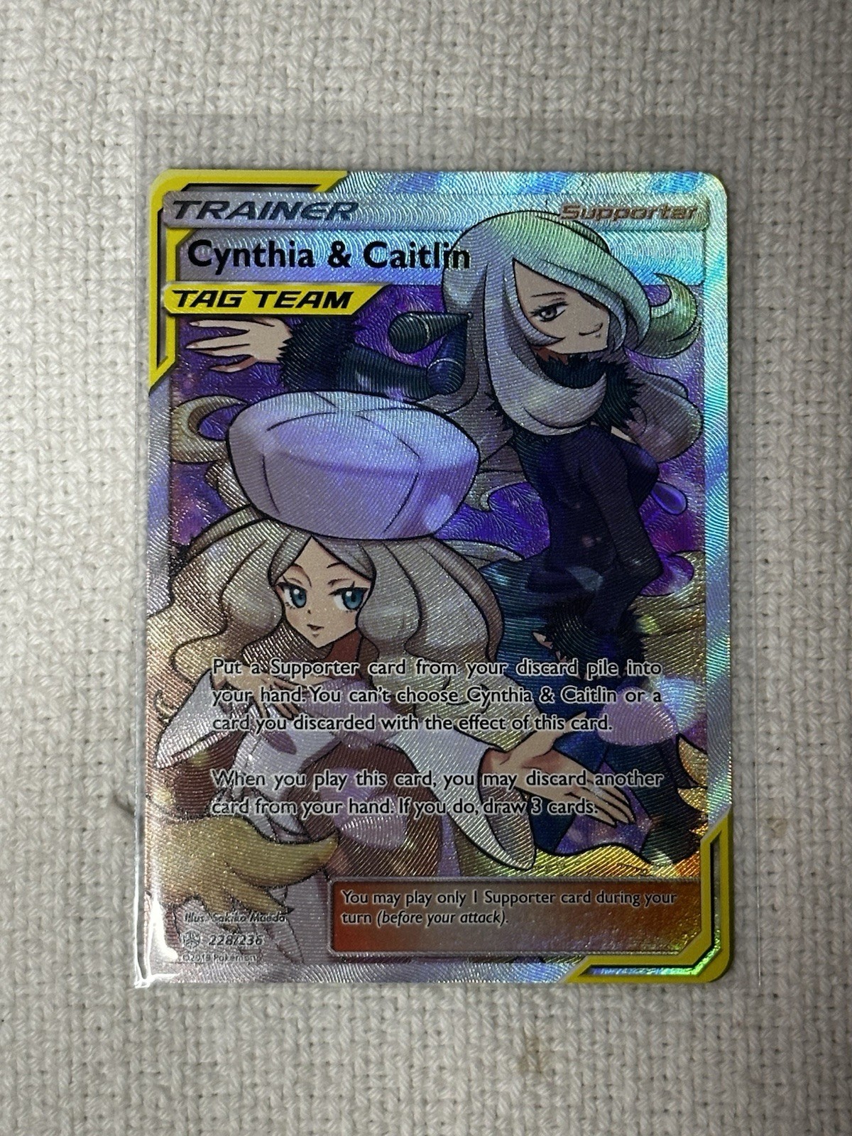 Cynthia & Caitlin 2019 Sun & Moon: Cosmic Eclipse #228/236 Holo