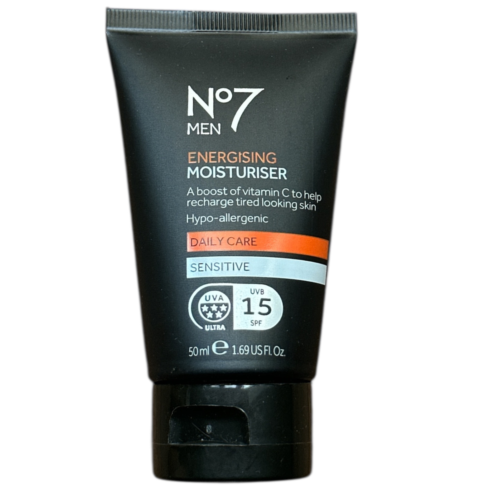 No7 Men  Energising Moisturiser 50ml Daily Care Sensitive New