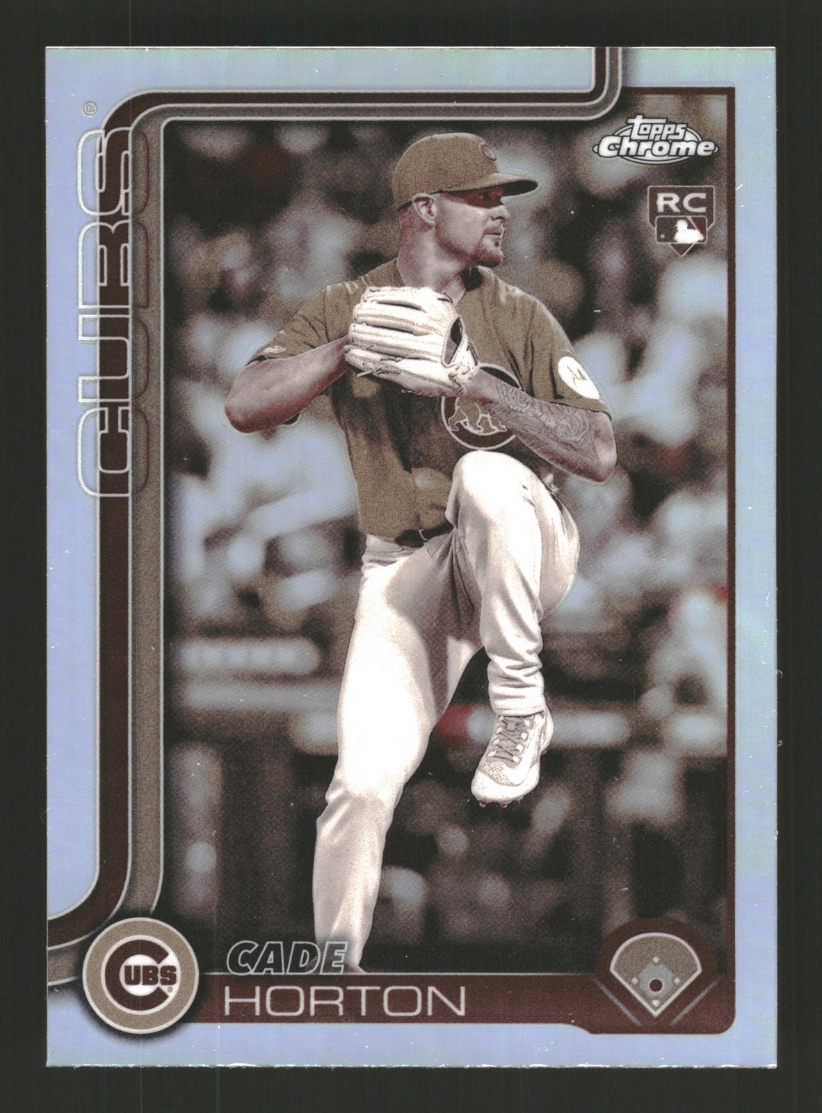 Cade Horton 2025 Topps Chrome Update #USC63 Sepia Refractors Chicago Cubs