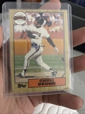 1987 Topps - Chris Brown #180