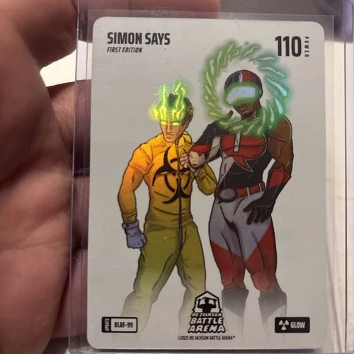 2025 Bo Jackson Battle Arena Update Simon Says #BLBF-99 Blizzard Battlefoil Glow
