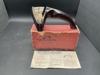 Cutco Professional Vintage Knife Sharpener with Original Box  & Instructions(5)