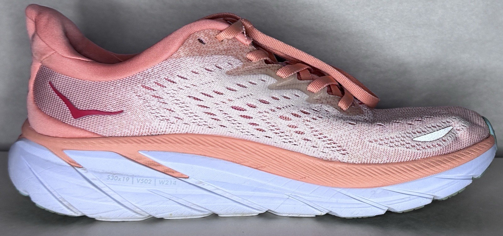 Hoka One One Clifton 8 Women's Running Sneakers Size 8.5 B - Very Good - NR! thumbnail 3