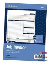 2-Part Carbonless Job - 8-1/2x11 Invoice Forms - Invoice Forms